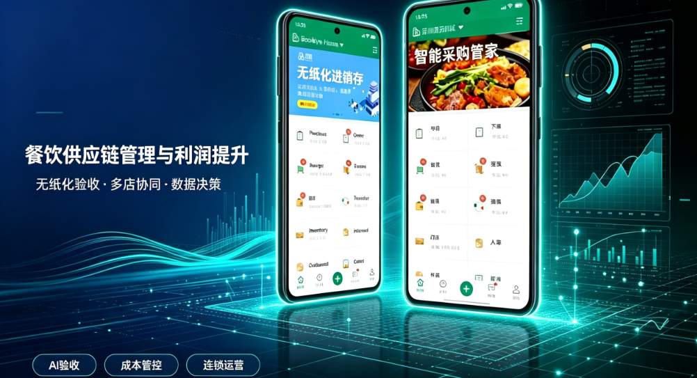 多门店餐饮毛利上不去怎么办?餐链五要素成本管控与软硬件一体方案