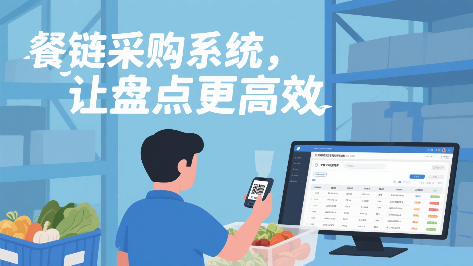 从3天到1小时:餐链采购系统如何帮助餐厅门店提高盘点效率?