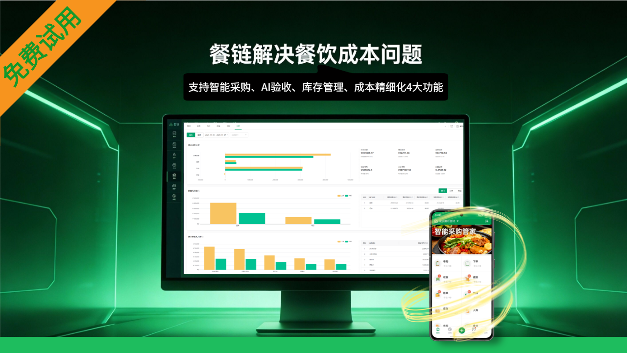 降本30%的秘诀:餐链如何用“利润三棱镜”重塑采购与库存管理